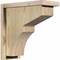 Ekena Millwork Monterey Rough Sawn Corbel w/Backplate, Douglas Fir, 6"W x 14"D x 14"H COR06X14X14MON01RDF - alternate 1